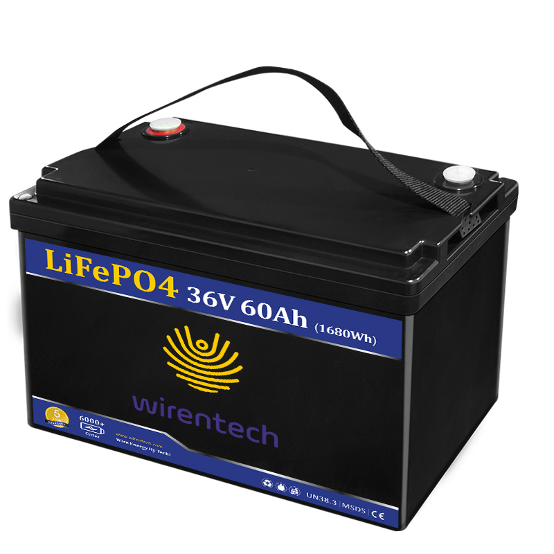 WIRENTECH Batería de litio recargable 36v 60Ah para furgoneta